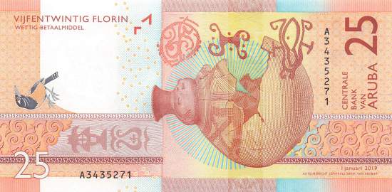 Aruba p.22a 25 Florin 2019